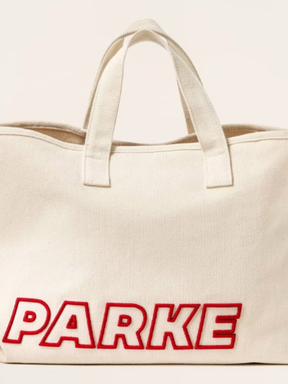 Parke x Target - Canvas Tote Bag - Natural - Large - In Hand NWT - Picture 2 of 5